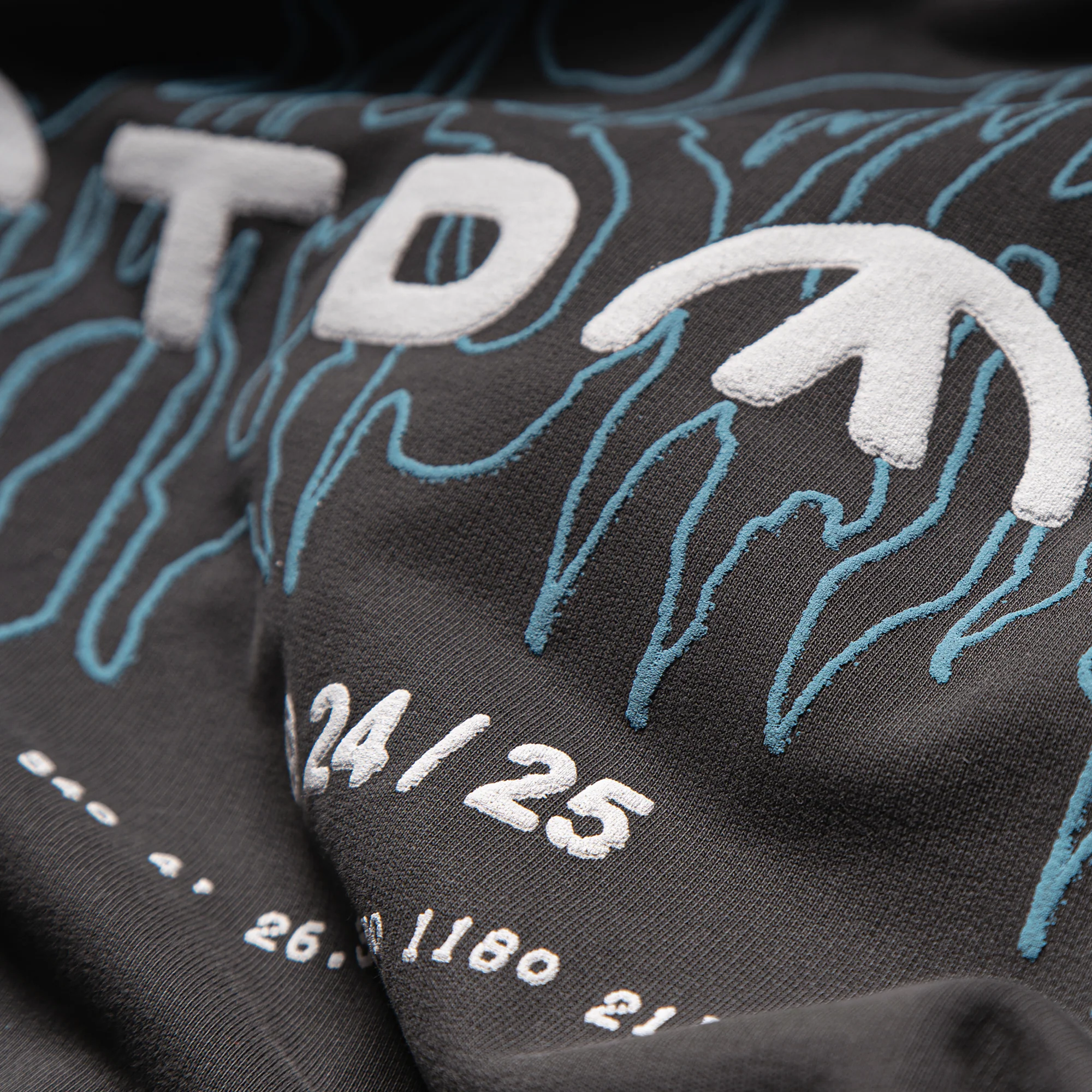 NU-METAL HOODIE - WASHED BLACK - Image 3