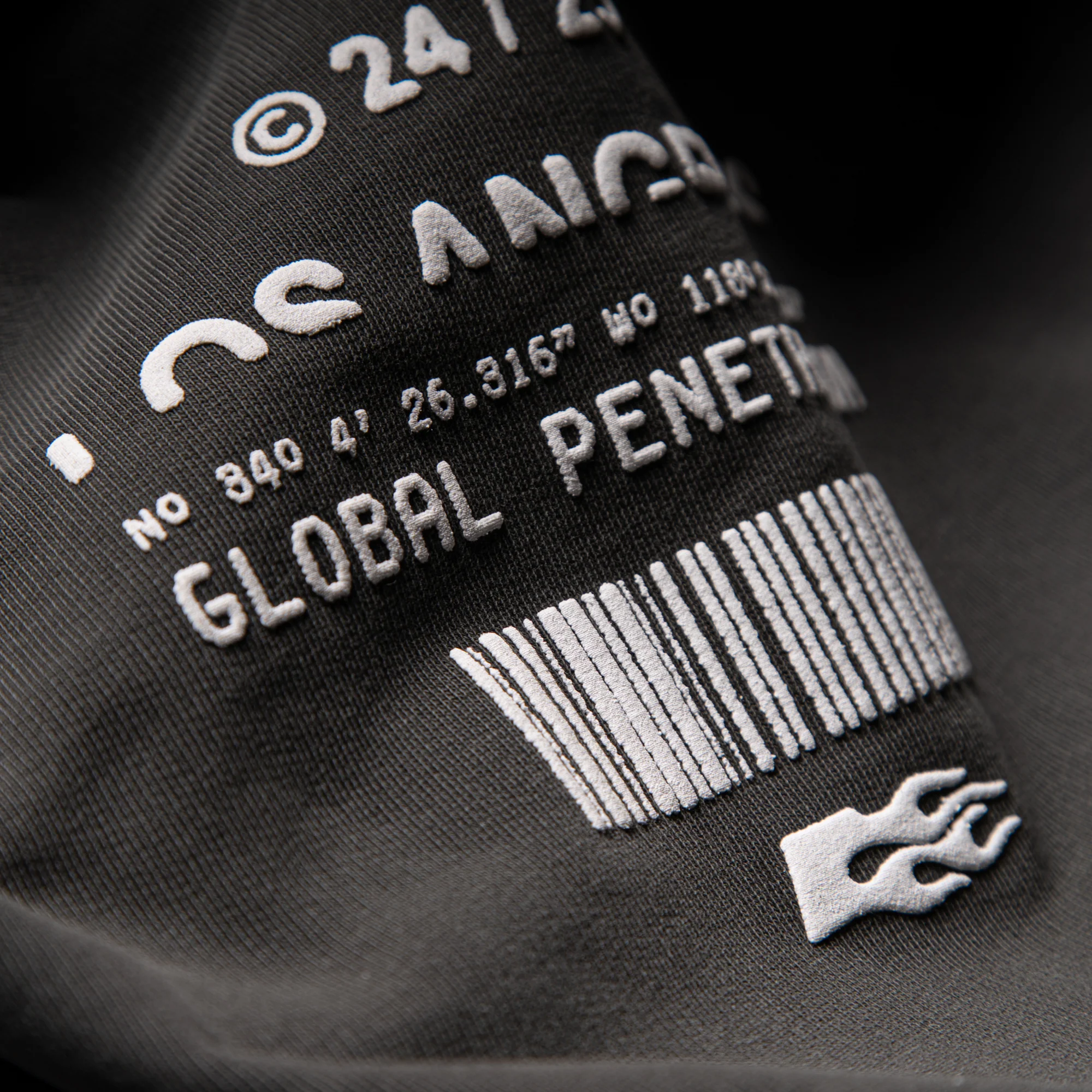 NU-METAL HOODIE - WASHED BLACK - Image 4